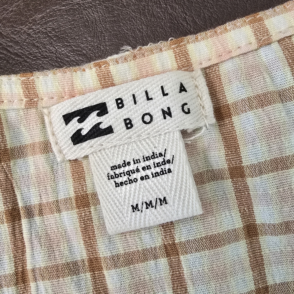 Billabong Dress Size Medium Y2K Cruising Check Sun Dress. - Picture 8 of 9